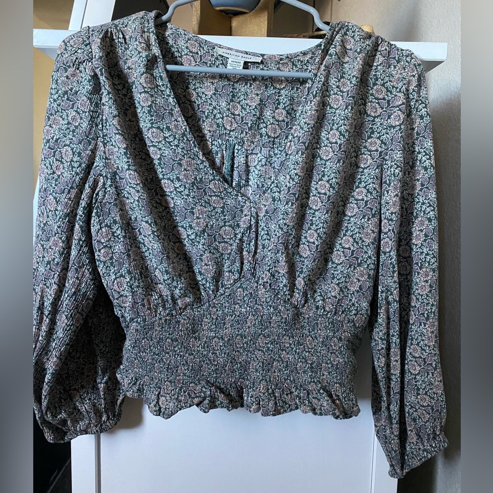 American Eagle Floral Top